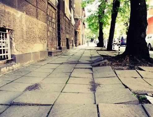 Квартал на тротоарите