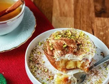 Печени дюли с маскарпоне крем (за двама)