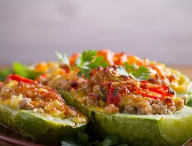 Пълнени тиквички с ориз