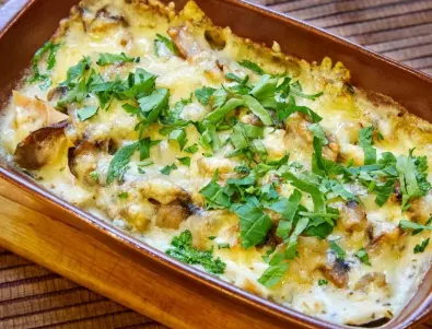 Гъби с ориз и моркови на фурна - ето как в 4 стъпки