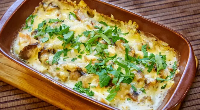Гъби с ориз и моркови на фурна - ето как в 4 стъпки