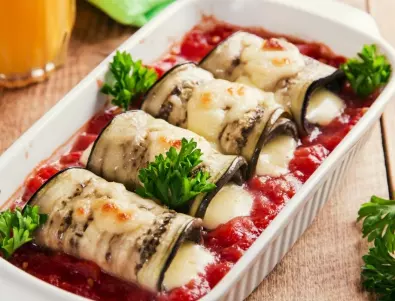 Патладжани с кайма и ориз