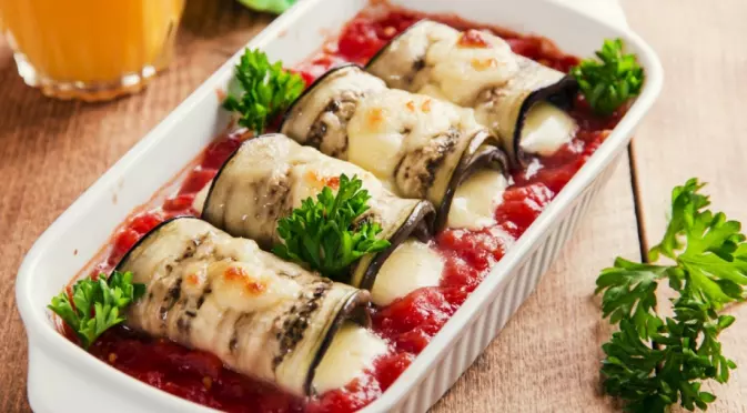 Патладжани с кайма и ориз