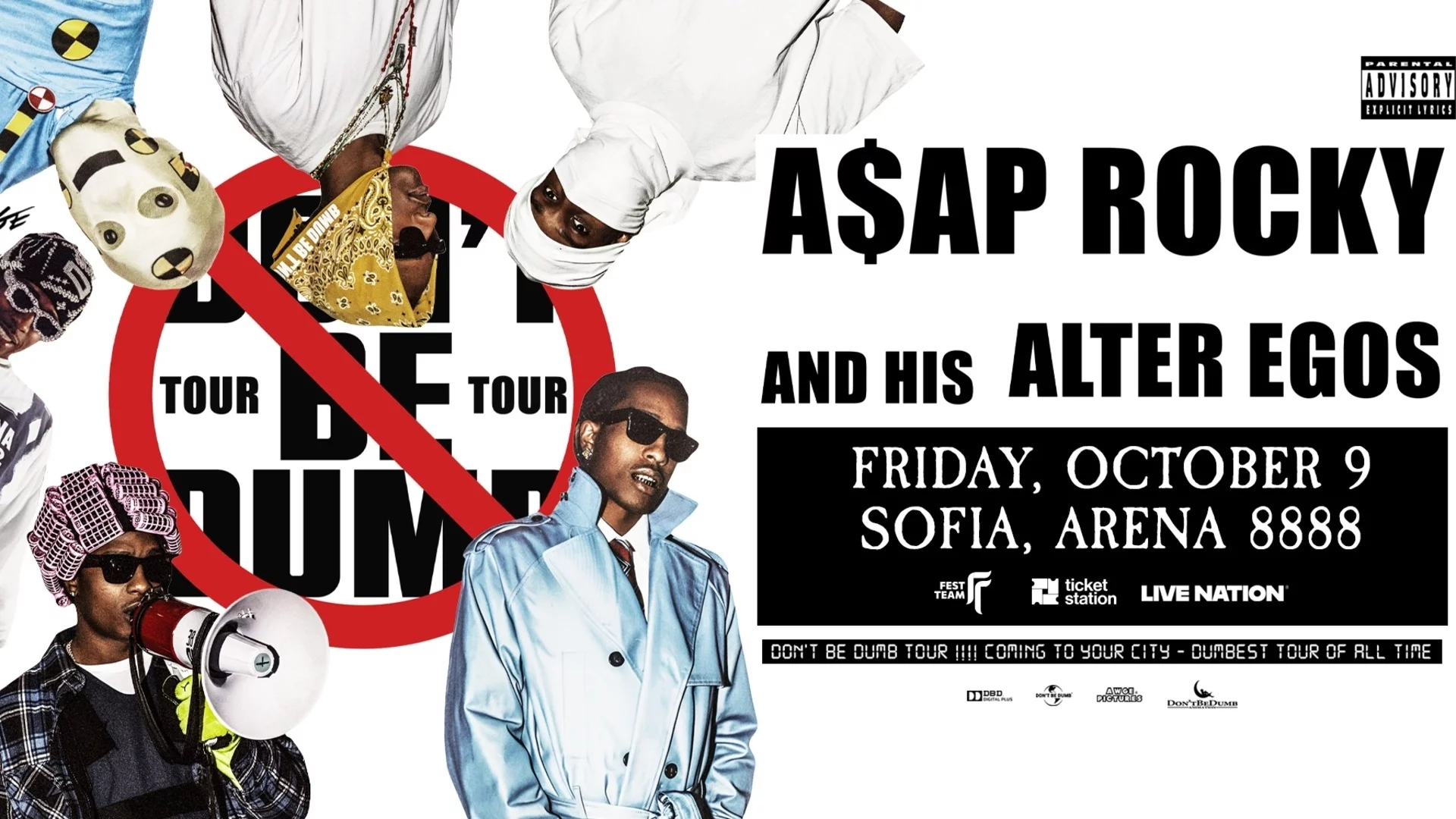 Световната хип-хоп звезда A$AP Rocky обяви първи концерт в България на 9 октомври