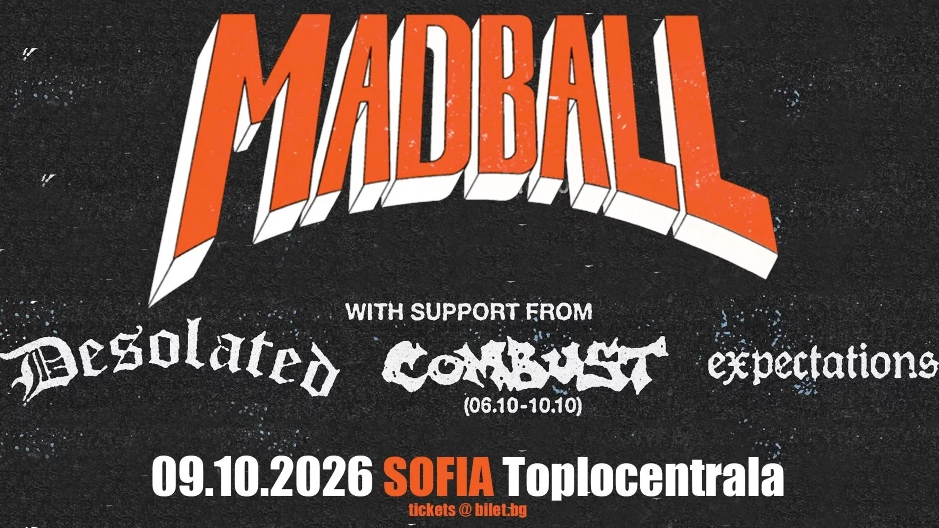 MADBALL се завръщат в София с 