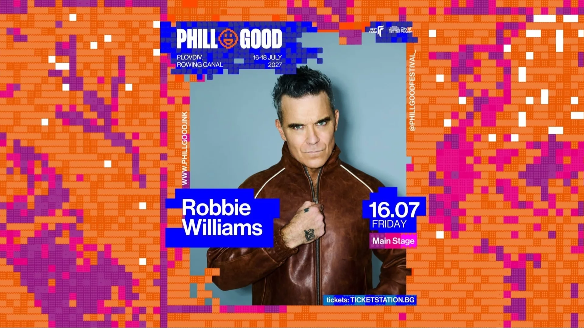 Роби Уилямс пристига в Пловдив за PHILLGOOD 2027